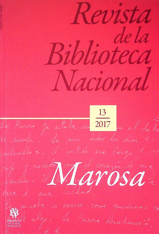 REVISTA BIBLIOTECA NACIONAL 13 MAROSA - AAVV - Biblioteca Nacional