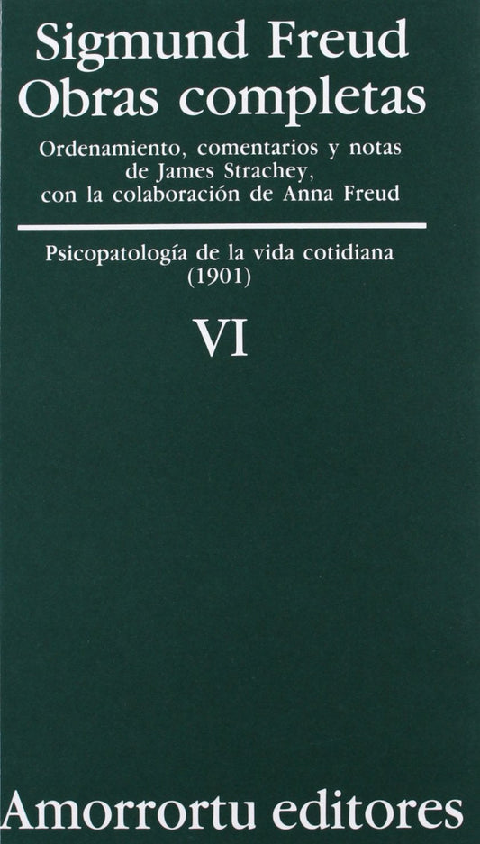 O,C FREUD 6 PSICOPATOLOGIA DE LA VIDA COTIDIANA CO