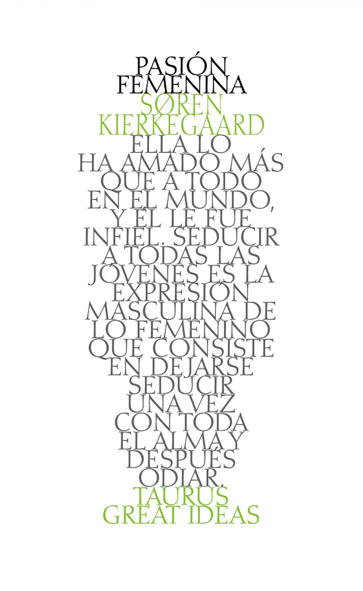 Pasión femenina - Soren Kierkegaard - TAURUS