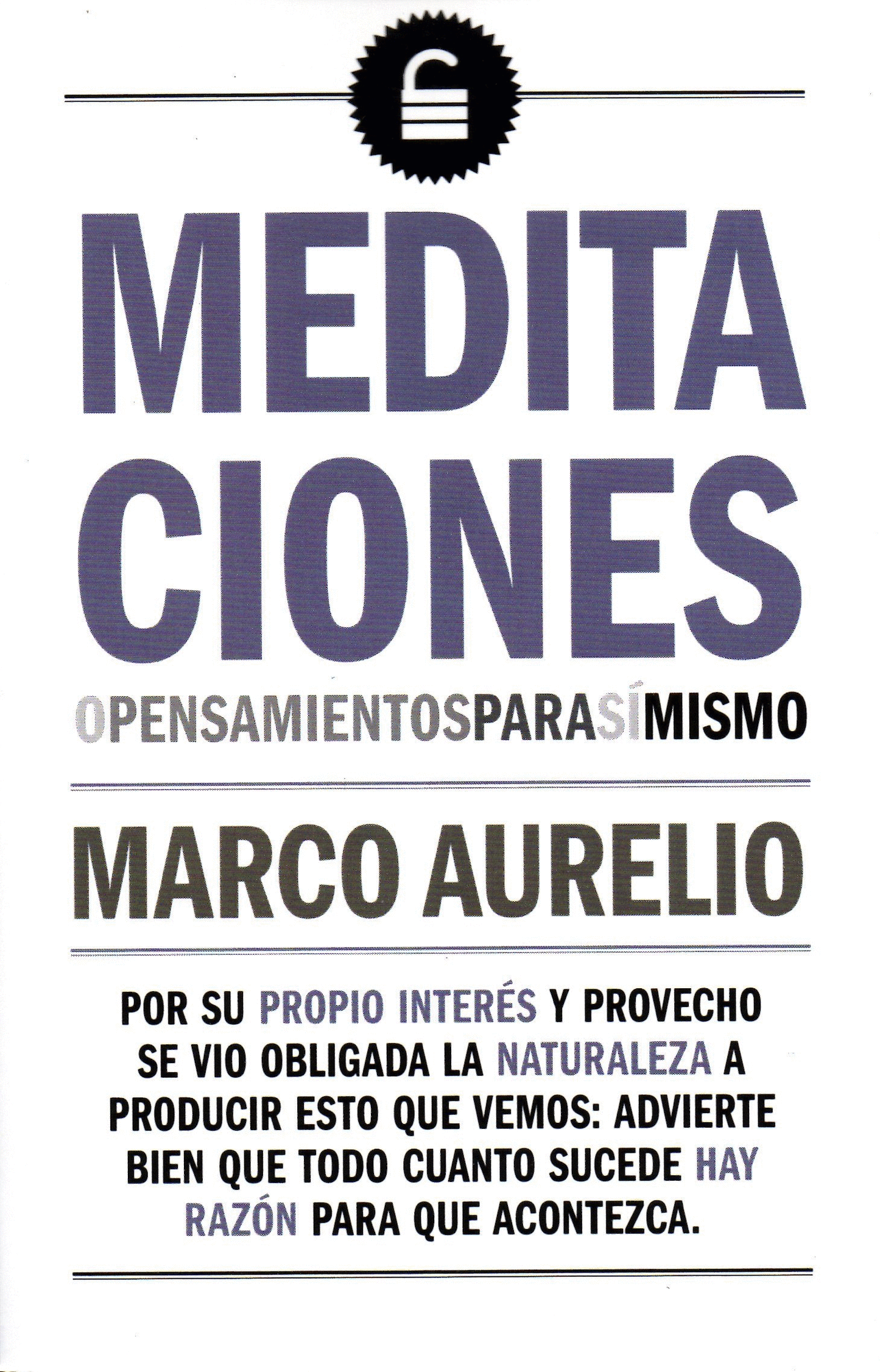 MEDITACIONES - MARCO AURELIO