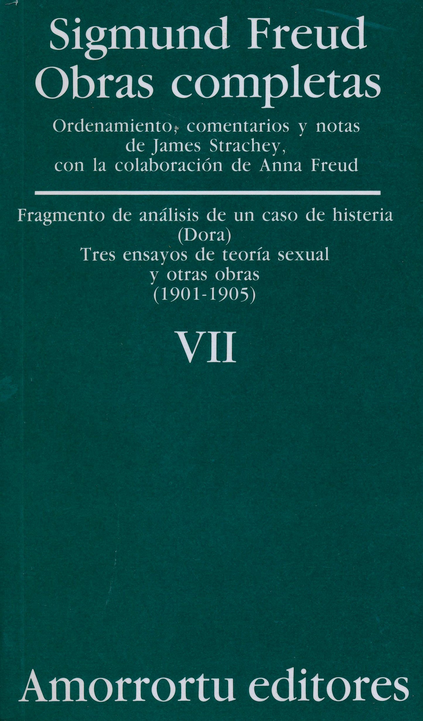 O,C FREUD 7 FRAGMENTO DE ANALISIS DE UN CASO DE HISTERIA