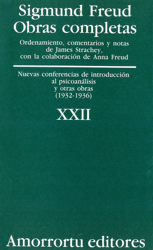 O,C FREUD 22 NUEVAS CONFERENCIAS DE INTR, PSICOANALISIS