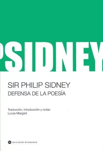 DEFENSA DE LA POESÍA - Sir Philip Sidney - WINOGRAD EDICIONES